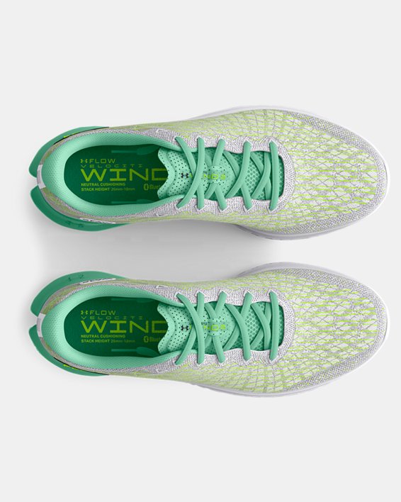 Men's UA Flow Velociti Wind 2 Running Shoes, White, pdpMainDesktop image number 2